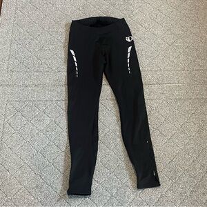 Pearl Izumi Select Cycling Pants Womens Small Black Zip Hems Drawstring Outdoor
